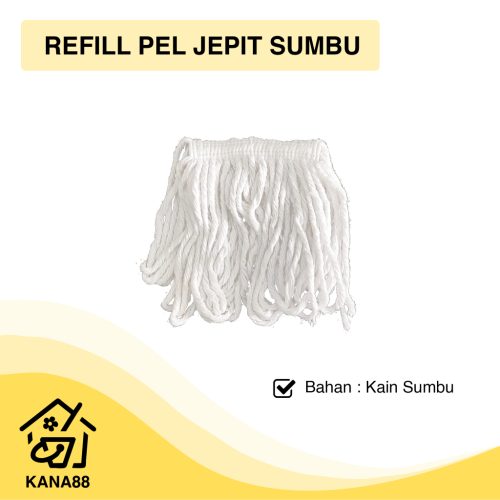 Refill Pel Jepit Sumbu Kain Kepala Pel Kain Katun Sumbu Murah