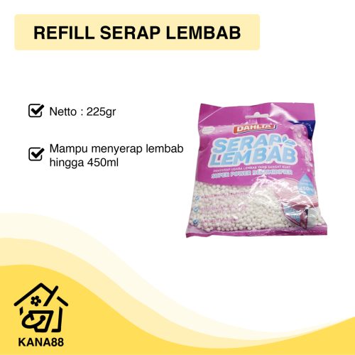 Refill Serap Lembab Dahlia 450ml / 225gr Serap Air Humidity Eliminator Reducer Bagus