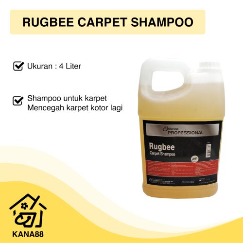 Rugbee Carpet Shampoo SC Johnson 4L Pembersih Karpet Premium
