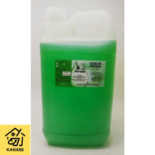 Sabun Cuci Piring Jeruk Nipis 5 Liter Pirwos Kental Premium Dishwashing Liquid Soap