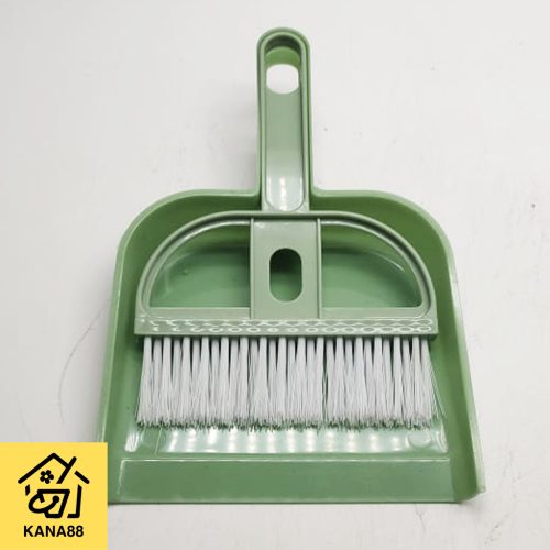 Sapu Pengki Mobil Mini Set Plastik Dustpan Brush