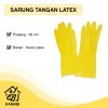 Sarung Tangan Karet Latex Rose Kuning Ukuran L Hand Gloves Pelindung