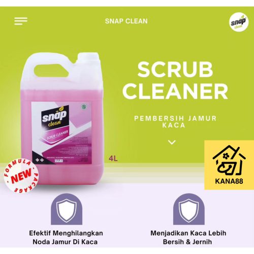 Scrub Cleaner Snap Clean 4L Pembersih Anti Jamur Kaca Noda Kaca