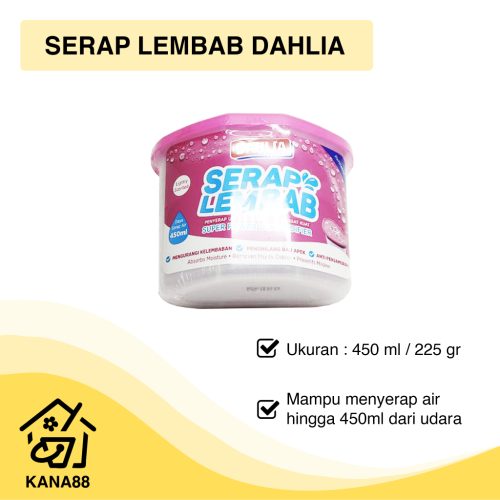 Serap Lembab Dahlia 450ml / 225gr Serap Air Air Humidity Eliminator Reducer Bagus
