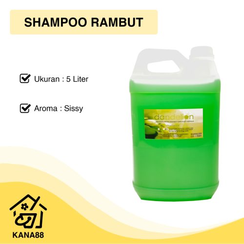 Shampoo Mandi Dandelion Jerigen 5 Liter Sampo Rambut Sissy