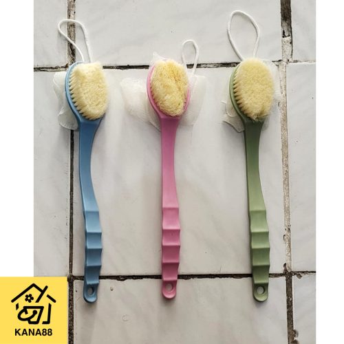 Sikat Mandi Vanstar Sikat Punggung 2 in 1 Spons Busa Mandi Shower Brush