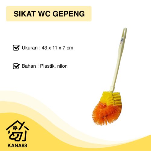 Sikat WC Gepeng Dragon Sikat Kamar Mandi Toilet Kloset Plastik