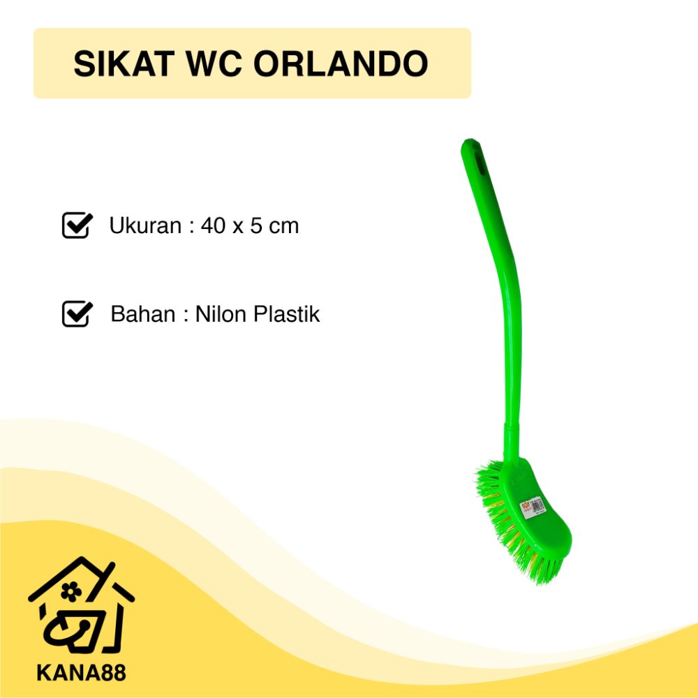 Sikat WC Orlando Dragon Sikat Toilet Kloset Plastik Gagang