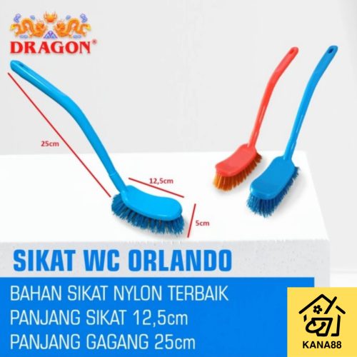 Sikat WC Orlando Dragon Sikat Toilet Kloset Plastik Gagang