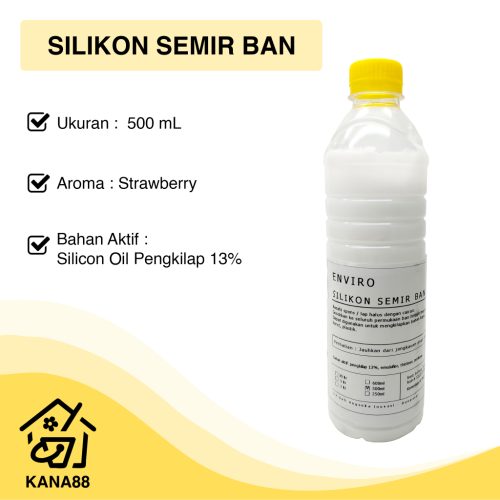 Silikon Semir Ban Enviro 500mL Silicon Pengkilap Motor Mobil