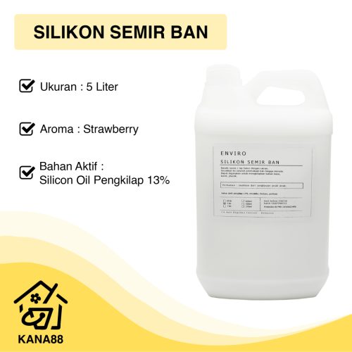 Silikon Semir Ban Enviro Jerigen 5 Liter Silicon Pengkilap Motor Mobil