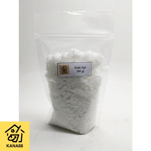 Soda Api 500 Gram NaOH Sodium Hydroxide Caustic Soda Pelancar Saluran Tersumbat Pembersih Kerak