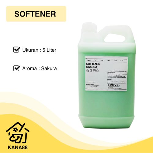 Softener Sakura Sonvel 5L Pelembut Pewangi Pakaian Laundry