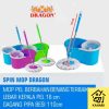 Spin Mop Dragon Pel Lantai Putar Otomatis Magic Mop Plus Ember
