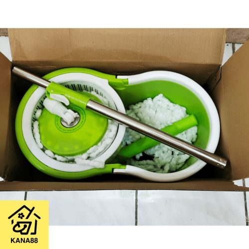 Spin Mop Dragon Pel Lantai Putar Otomatis Magic Mop Plus Ember