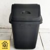 Tempat Sampah Tutup Goyang 10L Plastik Dustbin