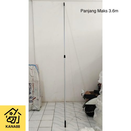 Tongkat Telescopic Tongkat Panjang Pembersih Plafon Langit