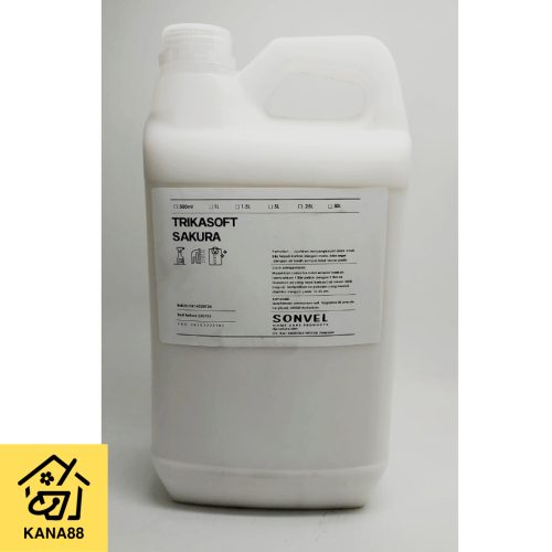 Trika Soft Sakura Sonvel 5 Liter Pelicin Pelembut Pengharum Setrika Pakaian Kispray