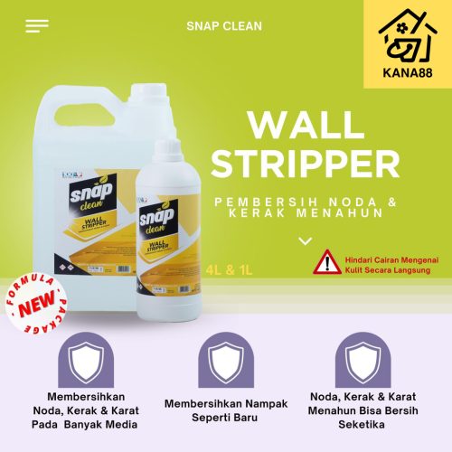Wall Stripper Snap Clean 4L Anti Karat Pembersih Kerak Karat Noda Berat