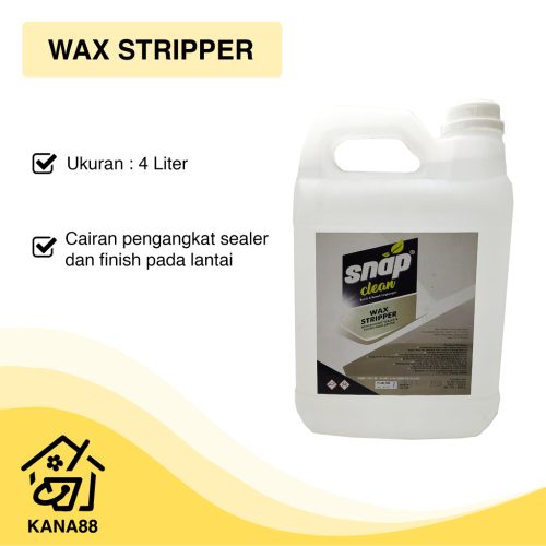 Wax Stripper Snap Clean 4L Wax Strip Pembersih Sealer Coating Lantai