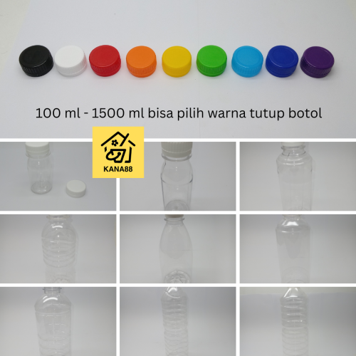Botol Bening Kosong Plastik Murah Plastic PET Bottle