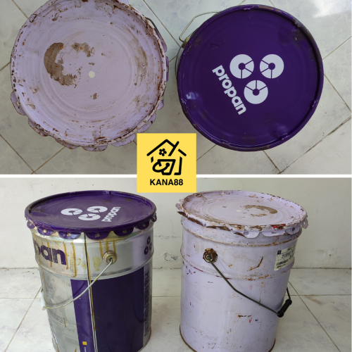Pail Besi Kosong 20 Liter Ember Timba Bekas Warna Random
