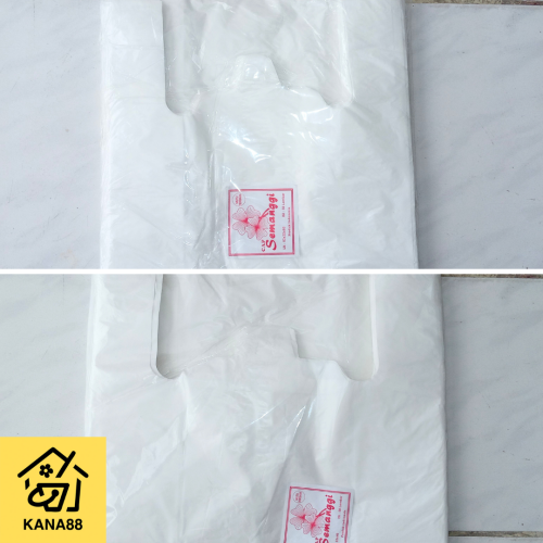 Kantong Plastik Kresek Murah Cap Semanggi Ukuran 32cm dan 40cm