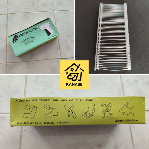 Tagging Pin Arrow Top Pin Putih Isi 5000 Pcs