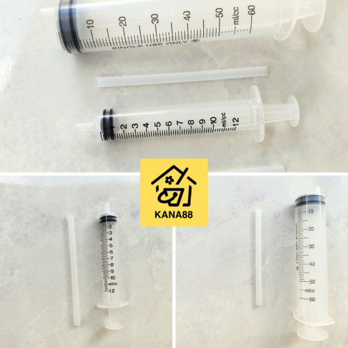 Suntikan Parfum Spuit Alat Suntik Plus Selang Tanpa Jarum Syringe