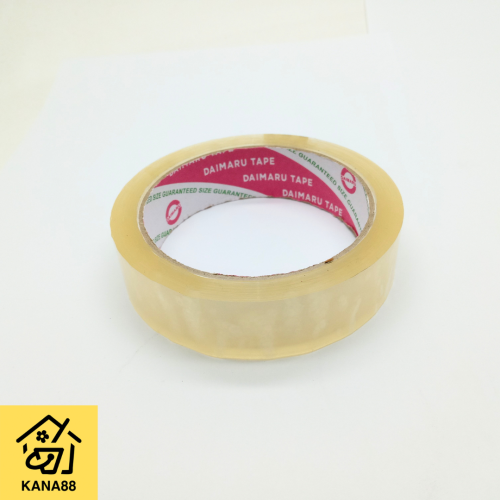 Lakban dan Isolasi Daimaru Ukuran 1/2 Inch 1 Inch 2 Inch Solatip