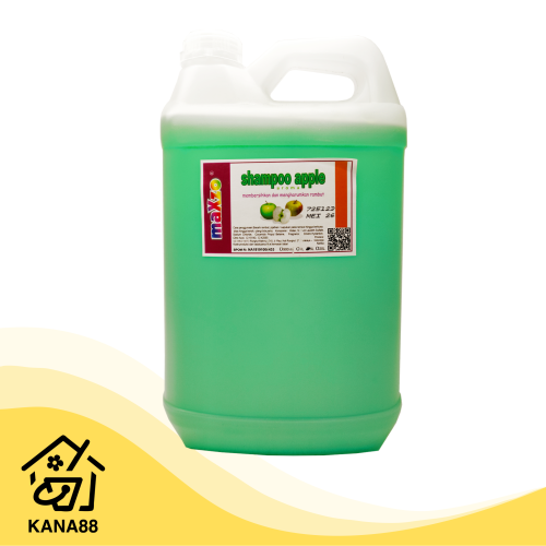 Shampoo Mandi Maxzo Jerigen 5 Liter Lemon / Apel Sampo Rambut Original