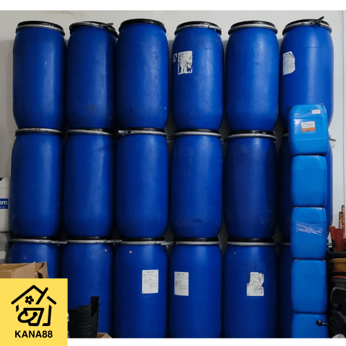 Tong/Drum Baru/Bekas Texapon 165L Tong Plastik Pengunci Tong Sampah